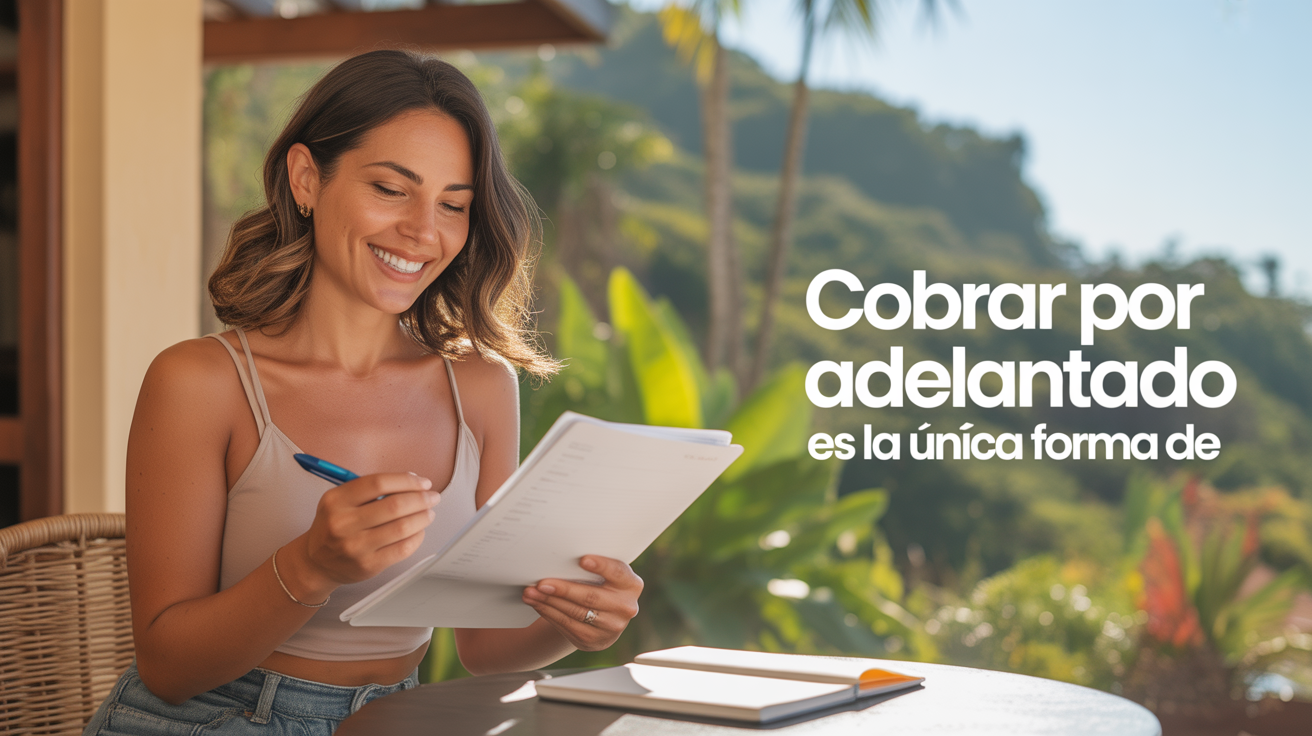 Cobrar por adelantado es la única forma de dormir tranquilo