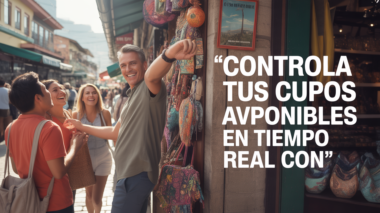 Controla tus cupos disponibles en tiempo real con Tour Agency App