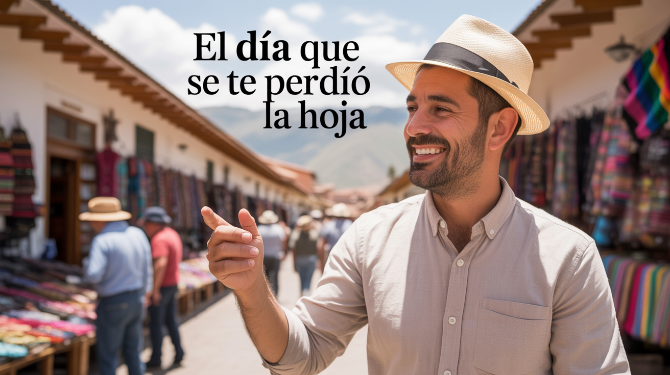El día que se te perdió la hoja de la reserva del grupo