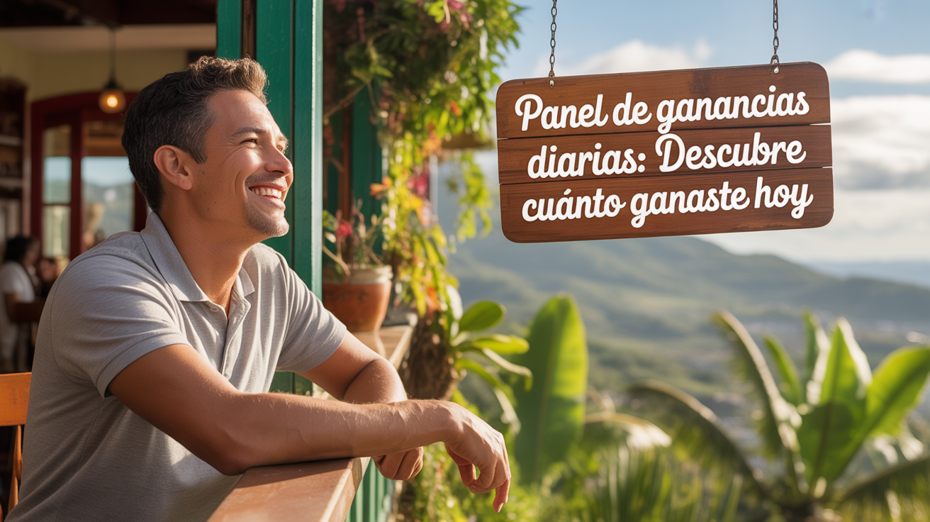 Panel de ganancias diarias: descubre cuánto ganaste hoy en tiempo real