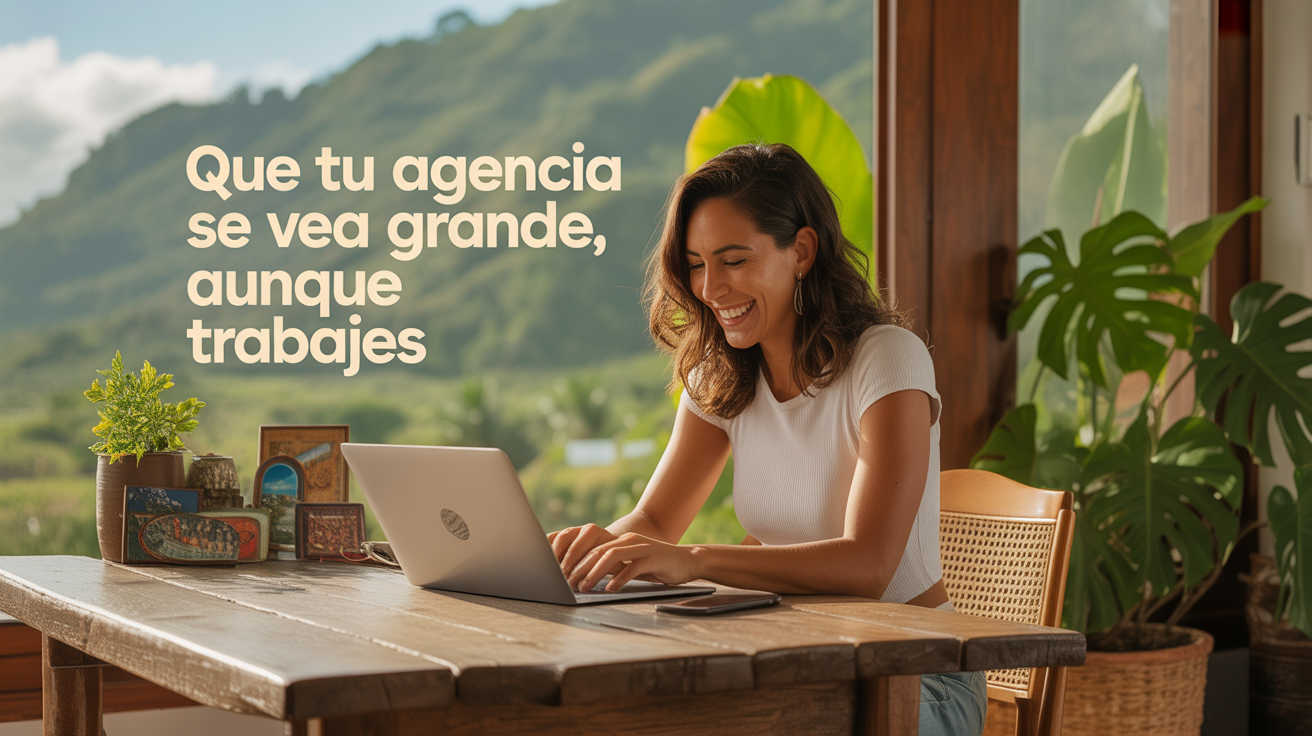Que tu agencia se vea grande, aunque trabajes desde casa