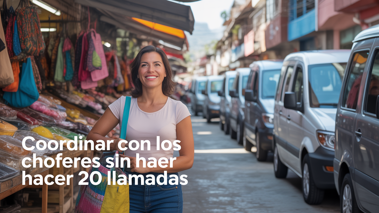 Coordinar con los choferes sin hacer 20 llamadas telefónicas