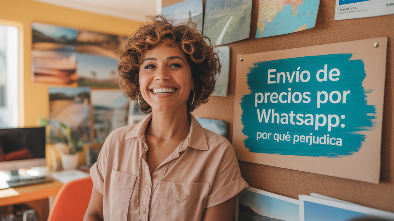 Envío de precios por WhatsApp: por qué perjudica la imagen de tu agencia