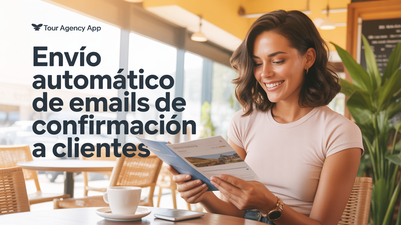 Envío automático de emails de confirmación a clientes en Tour Agency App