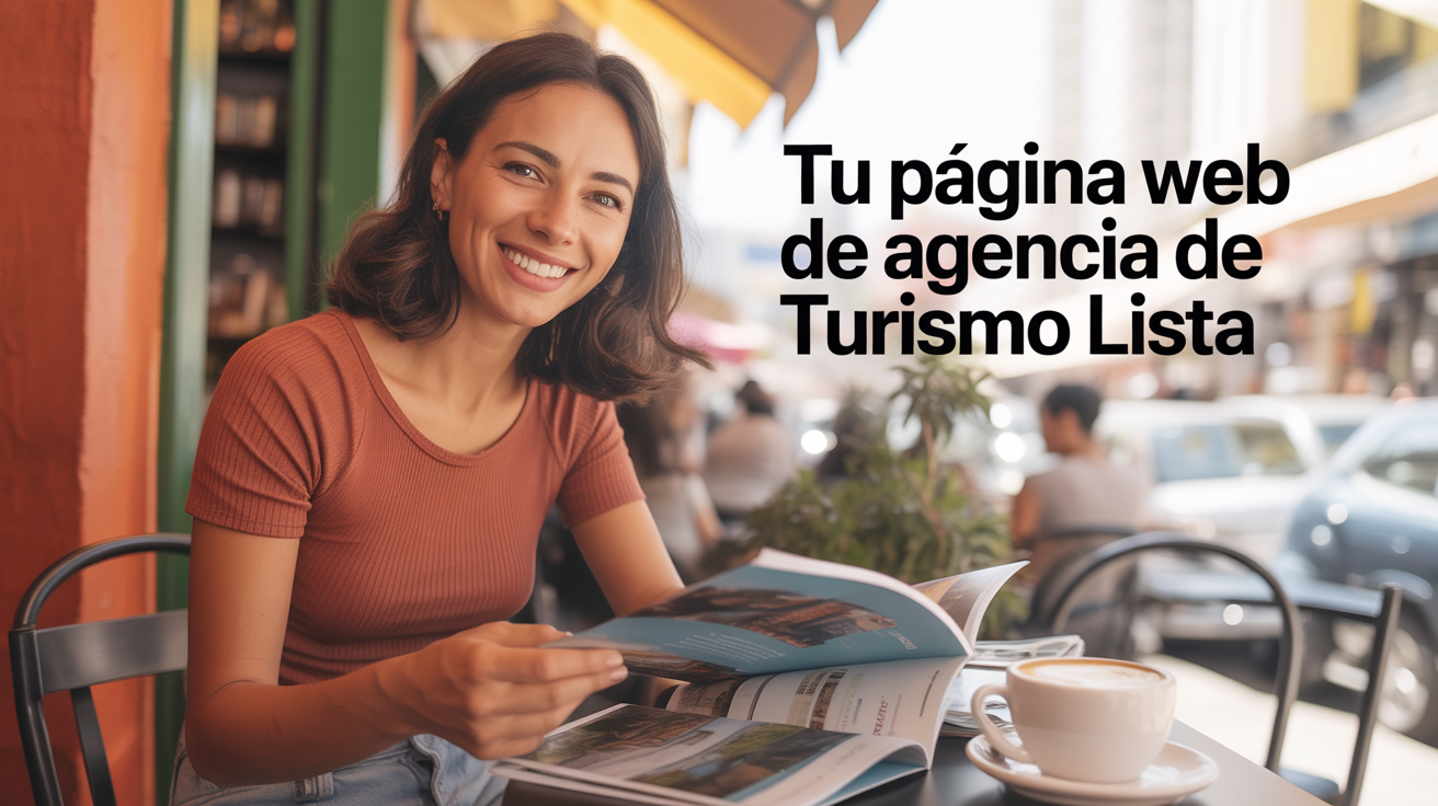 Tu página web de agencia de turismo lista en minutos, sin código ni ingenieros