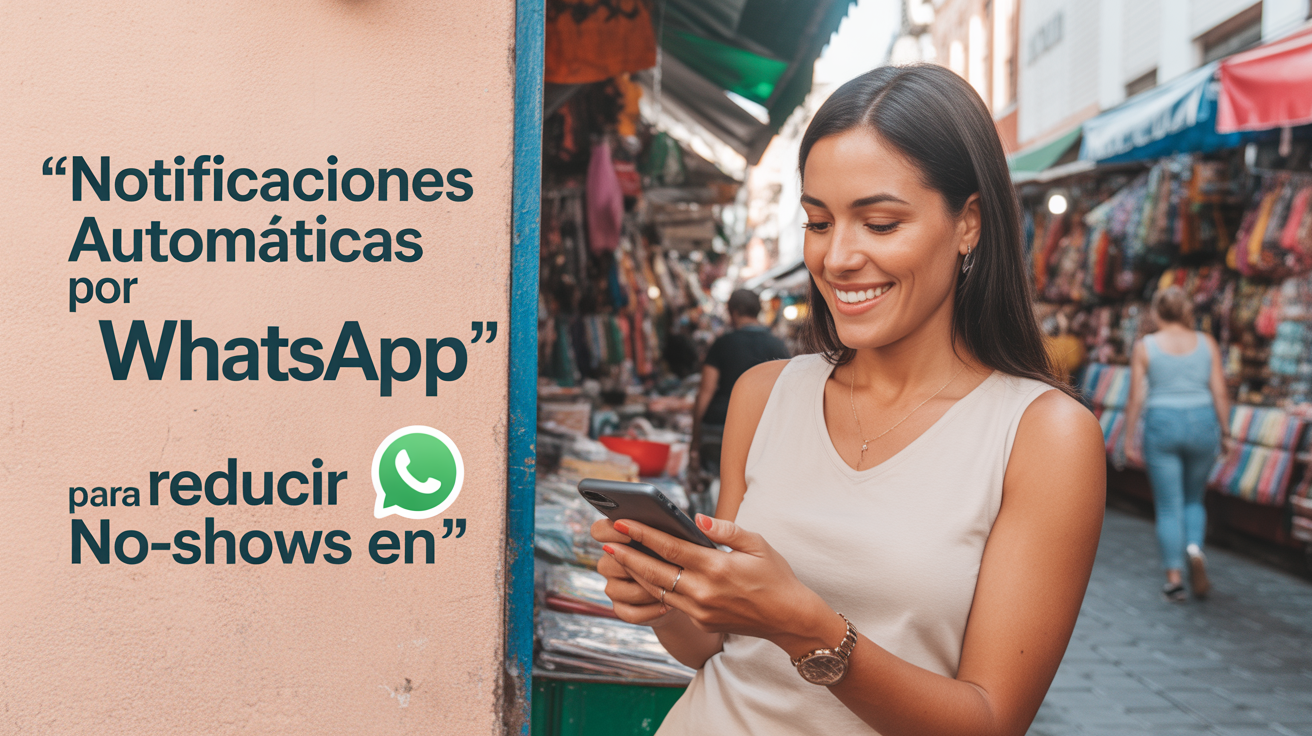 Notificaciones automáticas por WhatsApp para reducir no-shows en tu agencia
