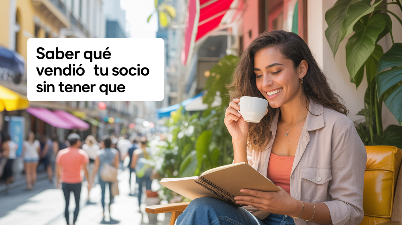 Saber qué vendió tu socio sin tener que preguntarle