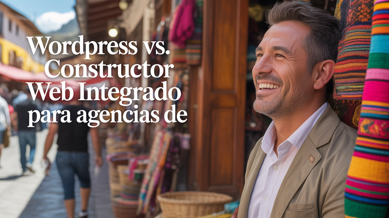 WordPress vs. Constructor Web Integrado para Agencias de Turismo: ¿Qué Elegir?