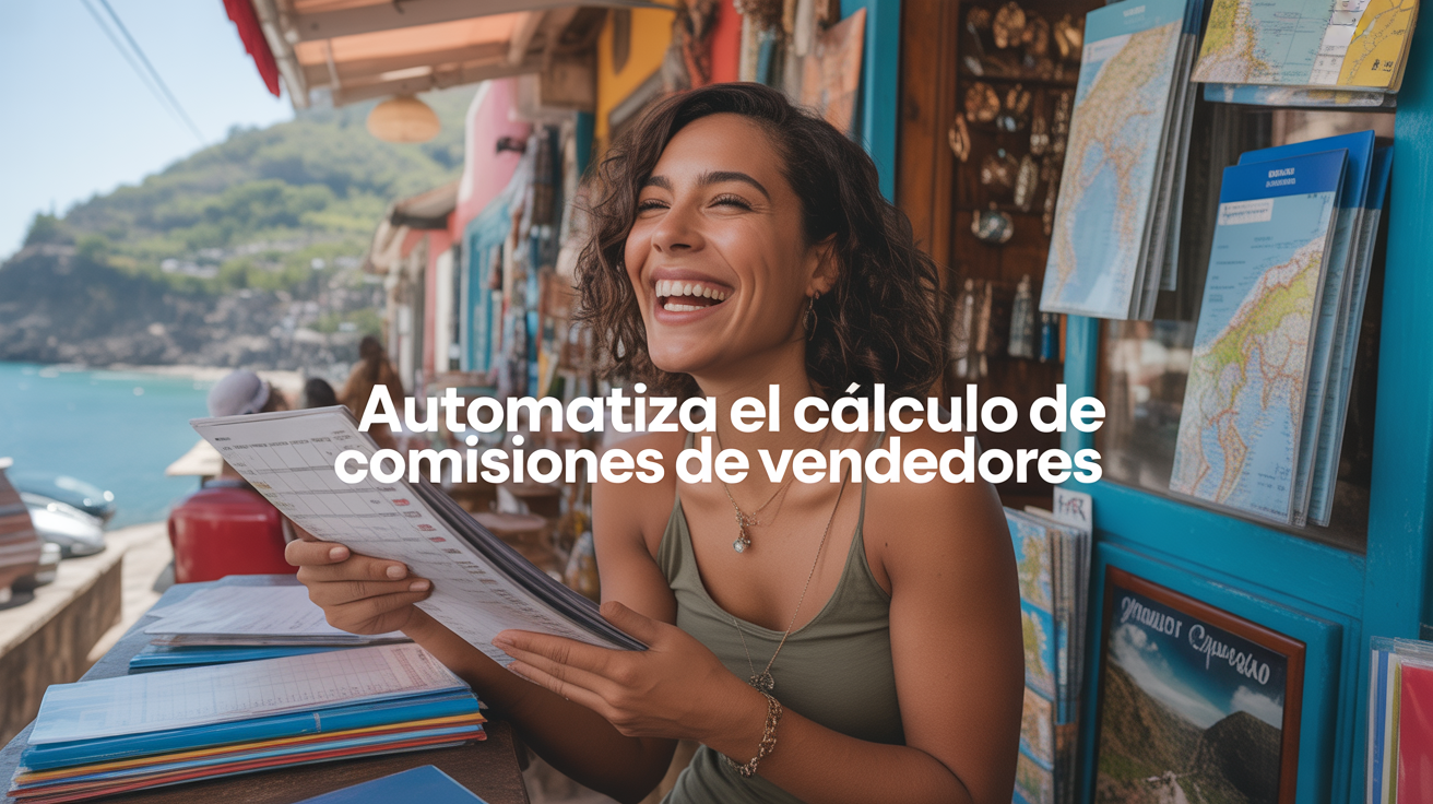 Automatiza el cálculo de comisiones de vendedores en tu agencia de turismo
